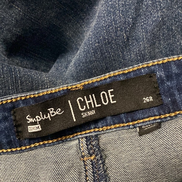 ⬇️SimplyBe embroidered Chloe skinny jeans - Picture 7 of 8
